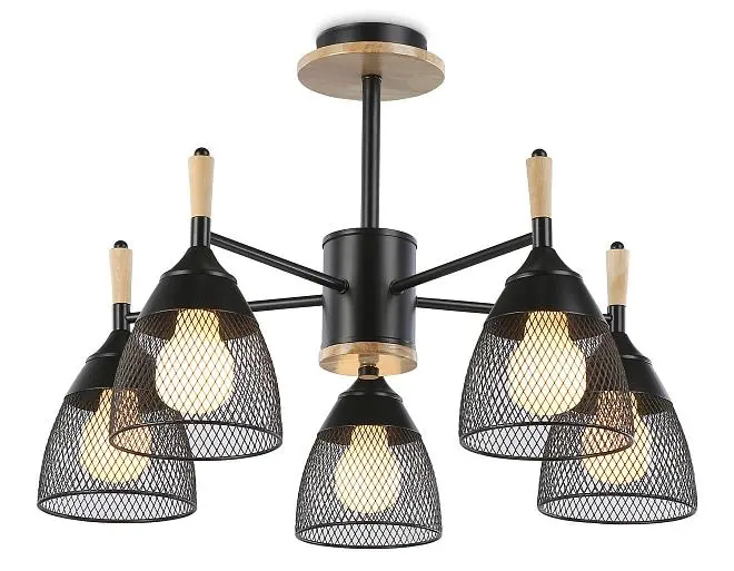 Потолочная люстра Ambrella light TR8015/5 BK Потолочная люстра Ambrella light TR8015/5 BK