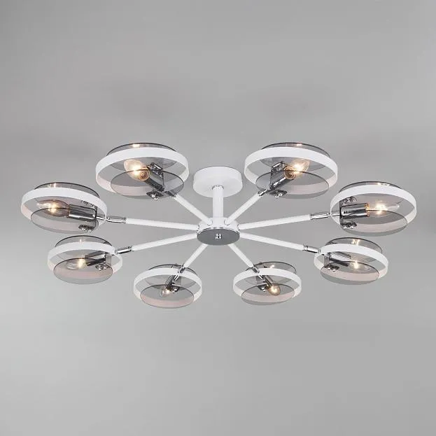 Потолочная люстра Eurosvet 70121/8 белый a052339 Gallo