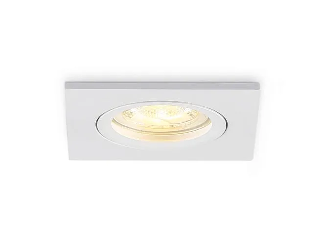 Светильник встраиваемый белый GU5.3 85*85*28 Ambrella light TN102455 WH