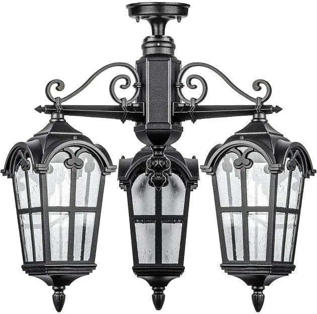Потолочный светильник уличный Oasis Light 86170A/3 02 Bl PORTO Потолочный светильник уличный Oasis Light 86170A/3 02 Bl PORTO