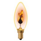 Лампочка светодиодная Uniel IL-N-C35-3/RED-FLAME/E14/CL