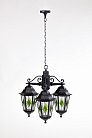 Уличный светильник подвесной Oasis Light 79870lg/3 Bl PETERSBURG lead GLASS