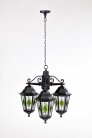 Уличный светильник подвесной Oasis Light 79870lg/3 Bl PETERSBURG lead GLASS