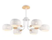 Подвесная люстра Ambrella light TR80166/6 WH/LWD