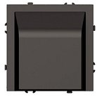 Кабельный вывод (механизм), серия Эмили, антрацит, soft touch Stekker 50363 RST00-5119-09