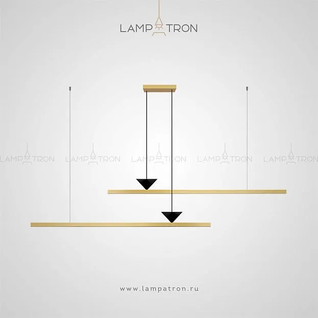 Реечный, рядный светильник MIRELL DUO Размер S. Цвет Черный + Золото Lampatron 3732-9252 Реечный, рядный светильник MIRELL DUO Размер S. Цвет Черный + Золото Lampatron 3732-9252
