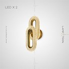 Бра KEZIA B WALL 2 лампы Lampatron 6336-17036