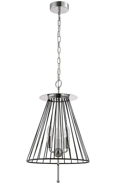 Светильник подвесной Crystal Lux MODESTO SP3 BLACK/CHROME 0970/203 Светильник подвесной Crystal Lux MODESTO SP3 BLACK/CHROME 0970/203