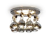 Встраиваемый точечный светильник Ambrella light K2051C KF/CH STANDARD SPOT Crystal