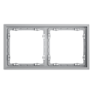 Рамка пластиковая на 2 поста, (серый) Voltum VLS100216 S70