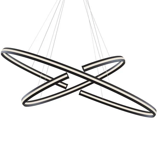 Подвесная люстра Half Ring Black &amp; White Pendant M ImperiumLoft 156682-22 40.3086-3