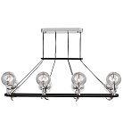 Подвесной светильник Lumina Deco LDP 9110-8-PR BK+CHR