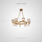 Кольцевые люстры и светильники AIRIN Модель В. 8 плафонов (кольцо). Lampatron 3476-8521