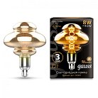 Лампа Gauss 162802008 E27 8W 2400K серая Flexible