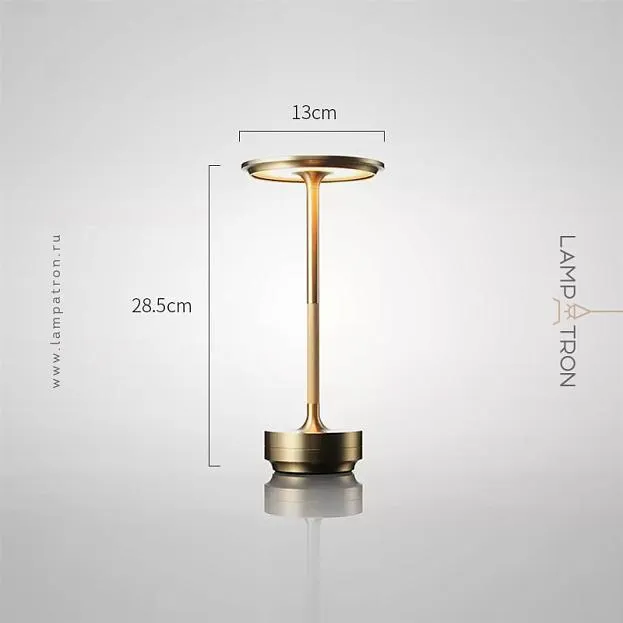 Настольная лампа ROBBI Цвет: Латунь Lampatron f-robbi-brass 8165-22354 Настольная лампа ROBBI Цвет: Латунь Lampatron f-robbi-brass 8165-22354