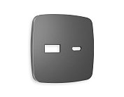 Лицевая панель OMEGA (Антрацит серый) для розетки 2USB Ambrella Volt OP6610 QUANT