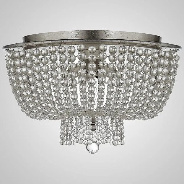 Потолочная люстра JACQUELINE CLEAR FLUSH-MOUNT Crystal ImperiumLoft 205817-23 40.1899