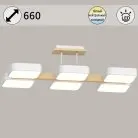 Потолочная люстра Reluce 03359-0.3-06 WH+WOOD