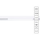 Трековый светильник Arte Lamp A4672PL-1WH LINEA
