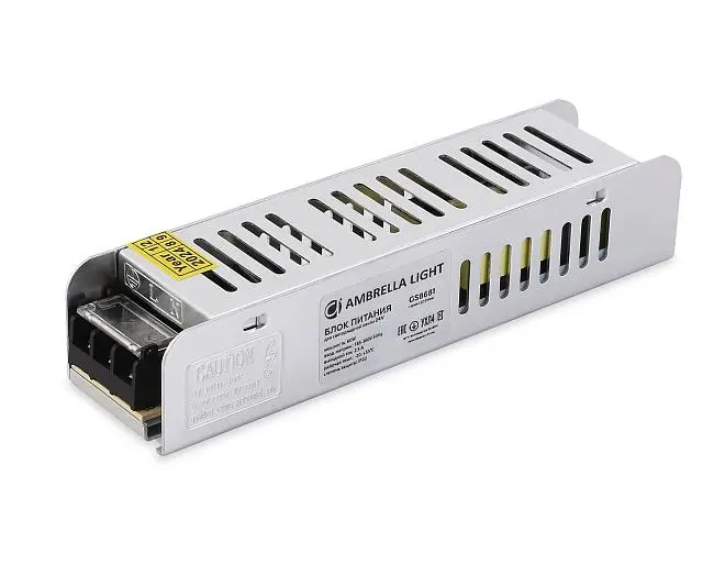 Блок питания с EMC для светодиодной ленты Ambrella light GS8681 Блок питания с EMC для светодиодной ленты Ambrella light GS8681