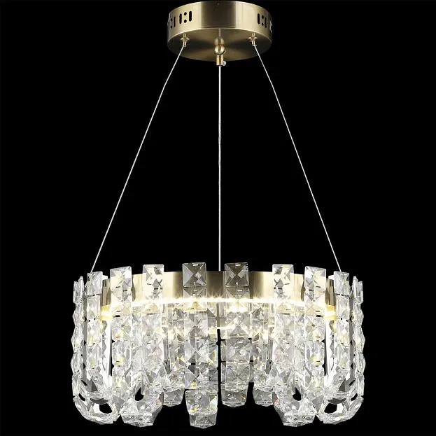 Подвесная люстра Reluce 02601-0.4-80W LED COP+CH Подвесная люстра Reluce 02601-0.4-80W LED COP+CH