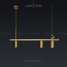 Реечный, рядный светильник WILL 3 плафона. Lampatron will-3 3425-8421