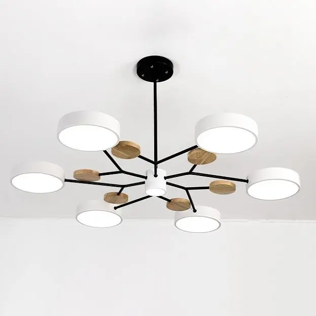 Люстра На Штанге Meade 6 Lamps White ImperiumLoft 207860-26