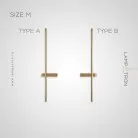 Бра GIA PAIR Размер M. Цвет Латунь. Тип А Lampatron 7250-19926