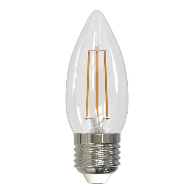 Лампочка светодиодная Uniel LED-C35-5W/NW/E27/CL/DIM GLA01TR картон Лампочка светодиодная Uniel LED-C35-5W/NW/E27/CL/DIM GLA01TR картон