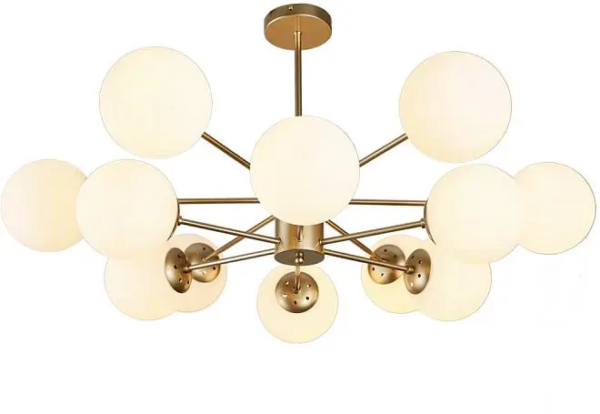 Потолочная люстра Escada 2110/12P Gold Ethereal Потолочная люстра Escada 2110/12P Gold Ethereal