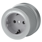 Розетка с заземлением Werkel WL19-10-01 ретро a044922