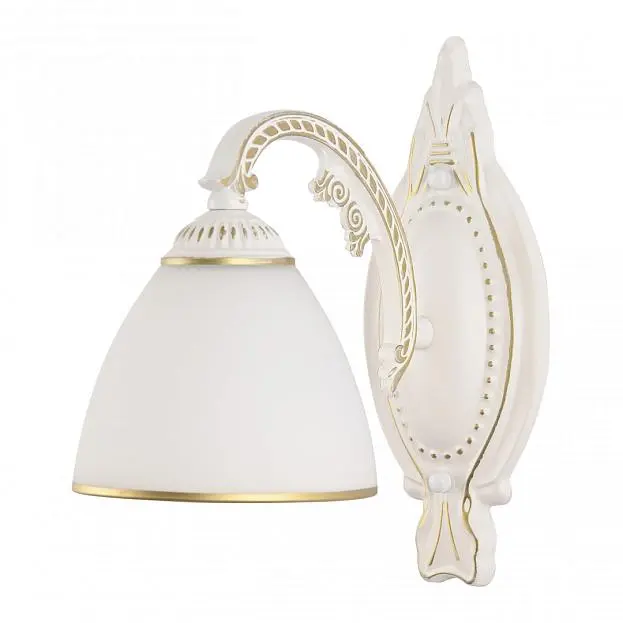 Бра с плафонами Arte Milano 340837/1W WT+G Бра с плафонами Arte Milano 340837/1W WT+G