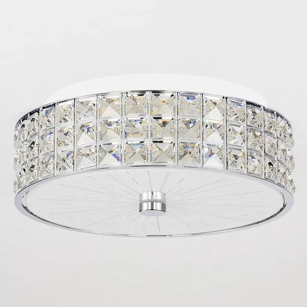 Люстра хрустальная с пультом LED RGB Хром Citilux CL32413G1 Портал Люстра хрустальная с пультом LED RGB Хром Citilux CL32413G1 Портал