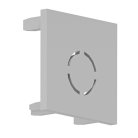 Заглушка для накладного шинопровода Arte Lamp A741133 Optima-Accessories