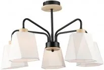 Потолочная люстра Imex MD.5714-5-S-BK+WOOD