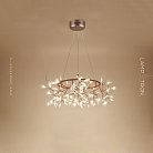 Кольцевые люстры и светильники LEAVES R Ø 80 см (108 LED). Без подсветки в чаше. Белый свет Lampatron 2163-24532