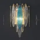 Бра RISSA WALL Прозрачный+голубой. Lampatron 3054-7444