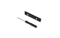 Токопроводящий прямой соединитель для шинопроводов Slim Line Mini Donolux Connector 180 DLSM B Slim Line Mini