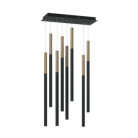 Подвесной светодиодный светильник LeDron HL012-8 Wooden 200 Black