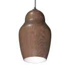 Подвесной (накладной) светильник LeDron WoodDoll White под сменную лампу