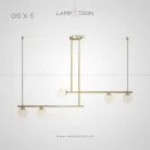 Реечный, рядный светильник ASGARD 5 ламп Lampatron 4220-10552