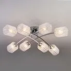 Потолочная люстра Eurosvet 30125/8 хром Ruby 00000083483