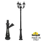 Парковый фонарь FUMAGALLI NEBO OFIR/RUT 3L  E26.202.R30.AYE27 Черный