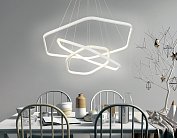 Потолочный светильник белый 84W 4200K D400/600/800*1200 (без ПДУ) Ambrella light FL365/3 WH