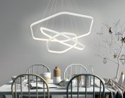 Потолочный светильник белый 84W 4200K D400/600/800*1200 (без ПДУ) Ambrella light FL365/3 WH