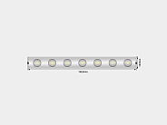 Светодиодная лента wall washer 5050, 42 LED/м, 6,2 Вт/м, 24В , IP67, Цвет: РГБ SWG SWG-542-24-RGB15/60-67