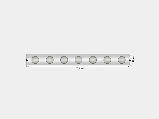 Светодиодная лента wall washer 5050, 42 LED/м, 6,2 Вт/м, 24В , IP67, Цвет: РГБ SWG SWG-542-24-RGB15/60-67