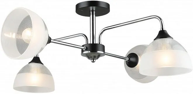 Потолочная люстра Imex MD.4196-4-S-CH+BK Потолочная люстра Imex MD.4196-4-S-CH+BK