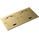 Лючок Surface 4 мод. (2 мод. 45х45 мм.), золото Donel DFB22MRG DFB