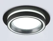 Встраиваемый светильник Ambrella light TU5210 BK черный IP20 GX70 D150*52